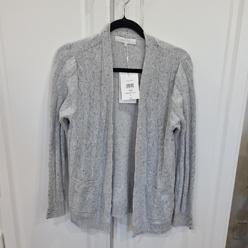 Verve Ami Soft Heather Gray Cardigan
